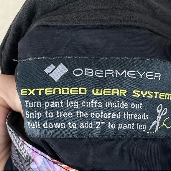 Obermeyer Teen Girls’ Brooke Printed Scattered Floral Pant Size Small Teen - Picture 11 of 14